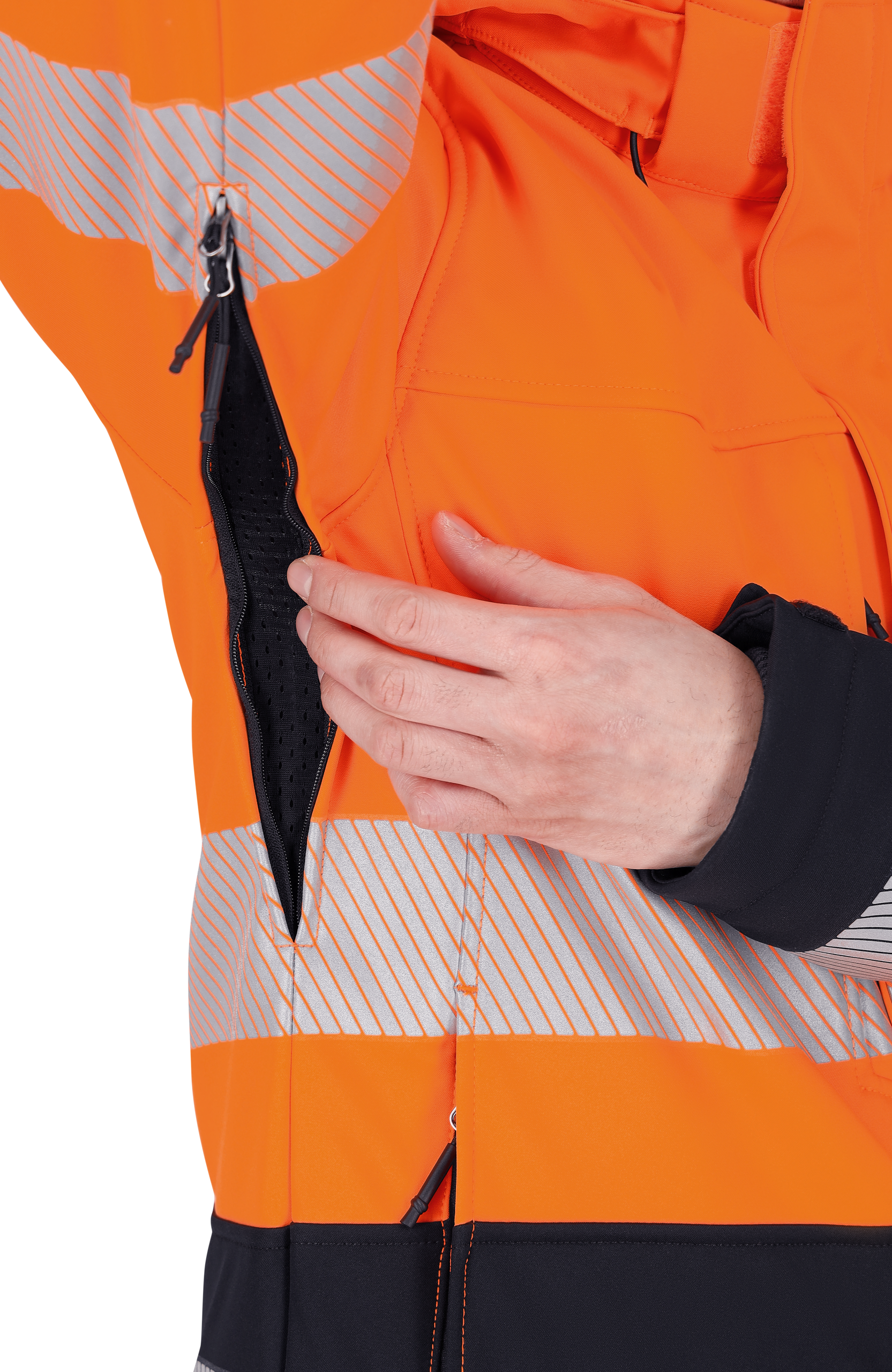 Куртка "Scuti Hivis Softshell Jacket Men" оранжевый